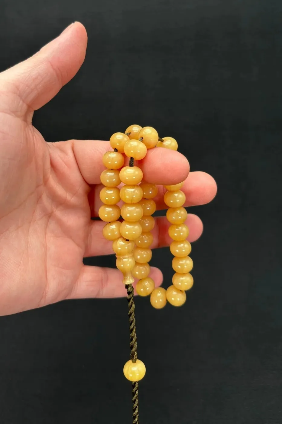 Bürokrat Boy 9 x 11 Beyaz Hamur Teker Kesim Sıkma Tespih