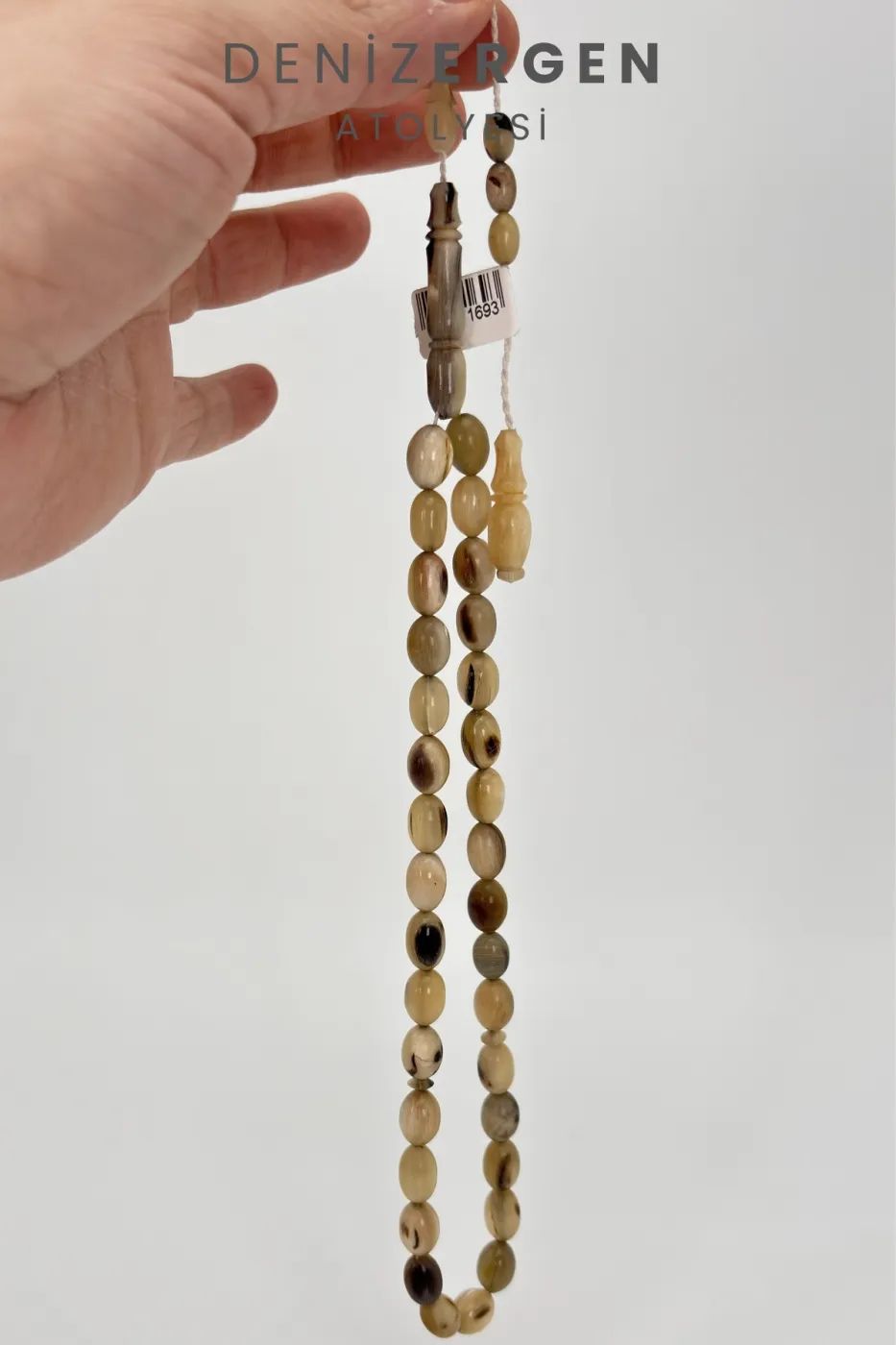 Sertifikalı Üst Düzey Doğal Koç Boynuzu Sistem Püsküllü Tesbih