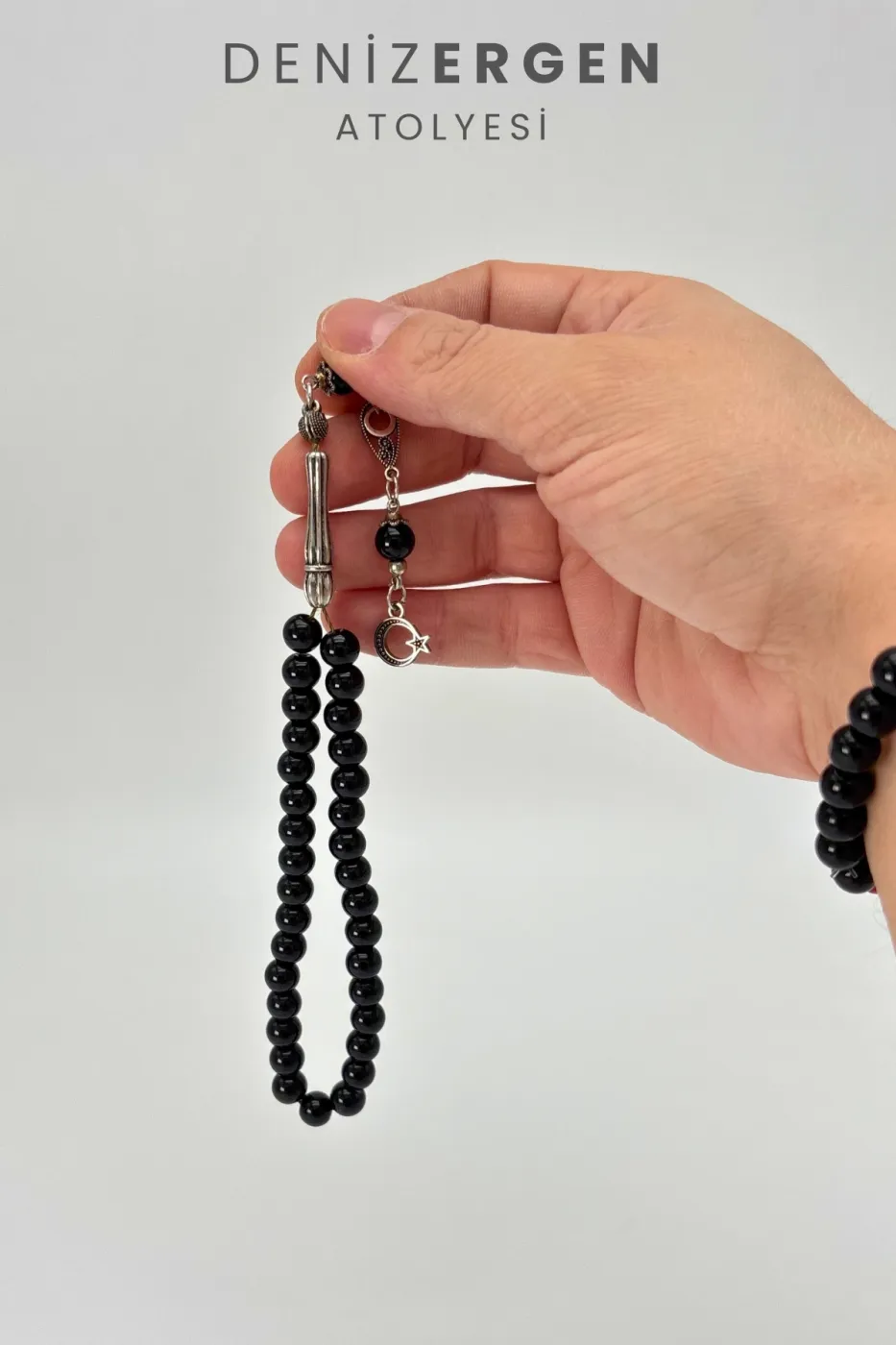 Orjinal Sertifikalı Onyx Taşı Bileklikli Erkek Hediyelik Set Tesbih