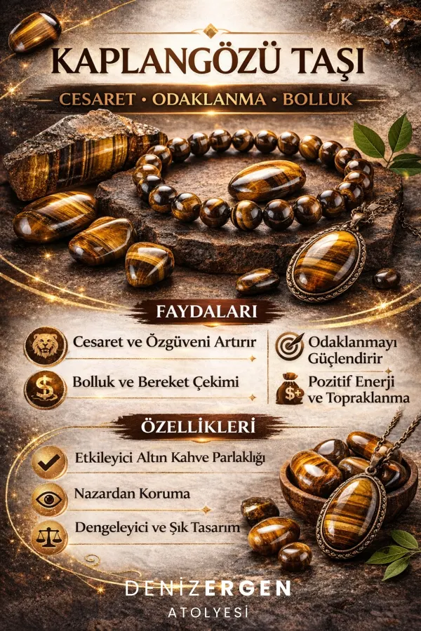 Orjinal Sertifikalı Kaplangözü 8mm Küre Kesim Bilek Boy Tesbih