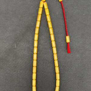 Özel Döküm El Boy 5.5 x 11 Beyaz Hamur Faturan Sıkma Tespih - Görsel 8