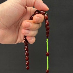 Özel Döküm 7 x 12 Kolye Dizayn Sıkma Tesbih - Görsel 4