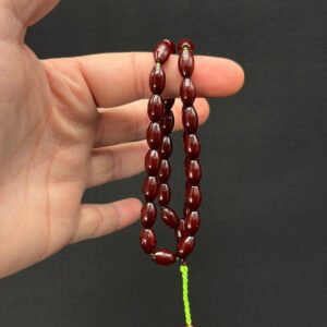 Özel Döküm 7 x 12 Kolye Dizayn Sıkma Tesbih - Görsel 5