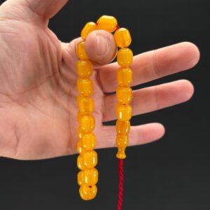 Kapsül 9 x 11 Hareli Bakalit Sıkma Tespih - Görsel 1