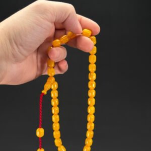 Kapsül 9 x 11 Hareli Bakalit Sıkma Tespih - Görsel 3