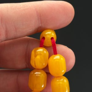 Kapsül 9 x 11 Hareli Bakalit Sıkma Tespih - Görsel 6