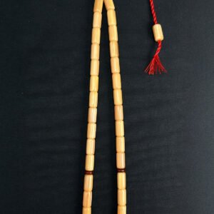 Beyaz Hamur Özel Döküm 7 x 13 Sıkma Tespih - Görsel 7