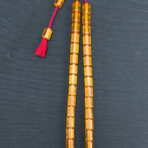 Kelle Boy Şeffaf 9 x 13 Ateş Tespih - Görsel 6