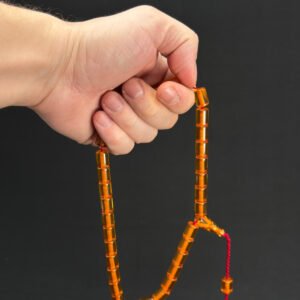 Kelle Boy Şeffaf 9 x 13 Ateş Tespih - Görsel 7