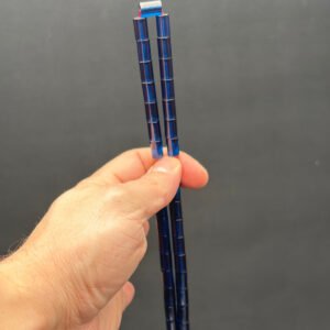 Deniz Ergen Atolyesi İmzalı Ateş Mor Kesme 11 x 7 Tespih - Görsel 2