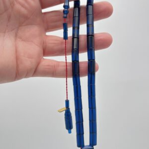 Deniz Ergen Atolyesi İmzalı Ateş Mor Kesme 11 x 7 Tespih - Görsel 3