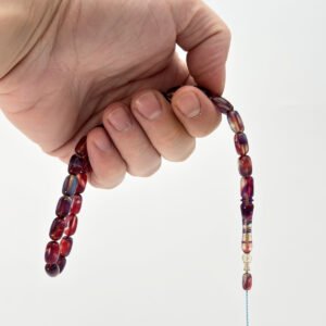 Mor Premium İmzalı Kişiye Özel Ad Soyad Kutulu Sistem Takım Sıkma Bakalit Kapsül Hediyelik Hareli Tesbih - Görsel 6