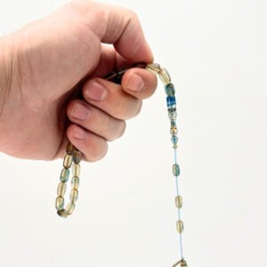 Çok Renkli Premium İmzalı Kişiye Özel Ad Soyad Kutulu Sistem Takım Sıkma Bakalit Kapsül Hediyelik Hareli Tesbih - Görsel 6